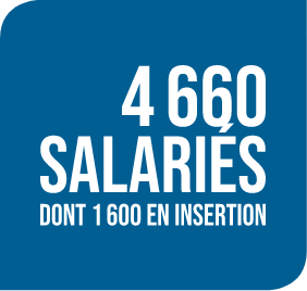 4660 salariés dont 1600 en insertion